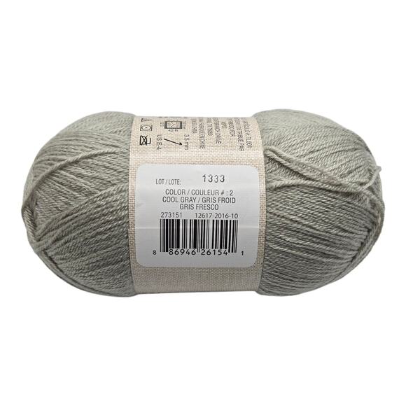 Loop & Threads Woolike Simili-Laine SF Yarn Mauve #4 Cool Gray #2 Acrylic/Nylon - Picture 8 of 8